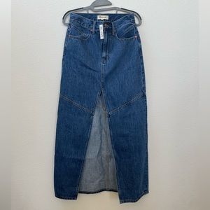 Madewell Maxi Denim Skirt